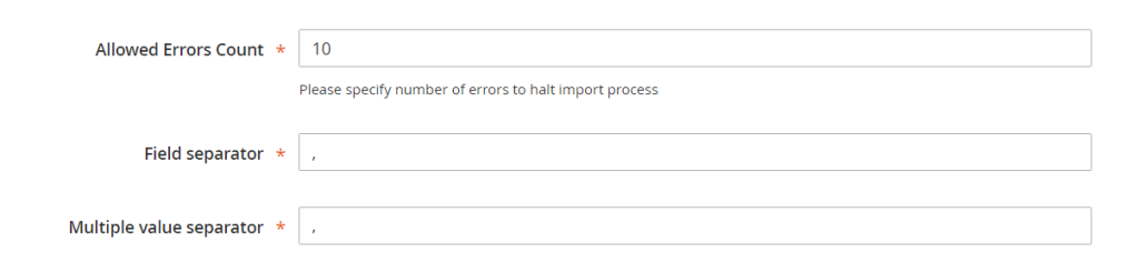 Magento2 import export products, customer information (5)